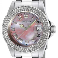 Invicta Women's 19874 Angel Quartz 3 Hand Light Pink Dial Watch