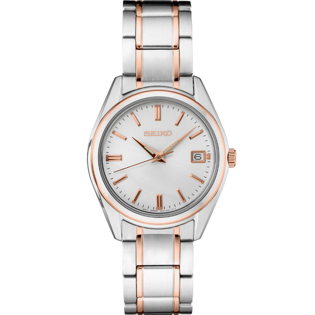 Seiko SUR322 Essentials Two-Tone Stainless Steel Women's Watch