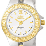 Invicta Women's 0136 Wildflower Quartz 3 Hand White Dial Watch