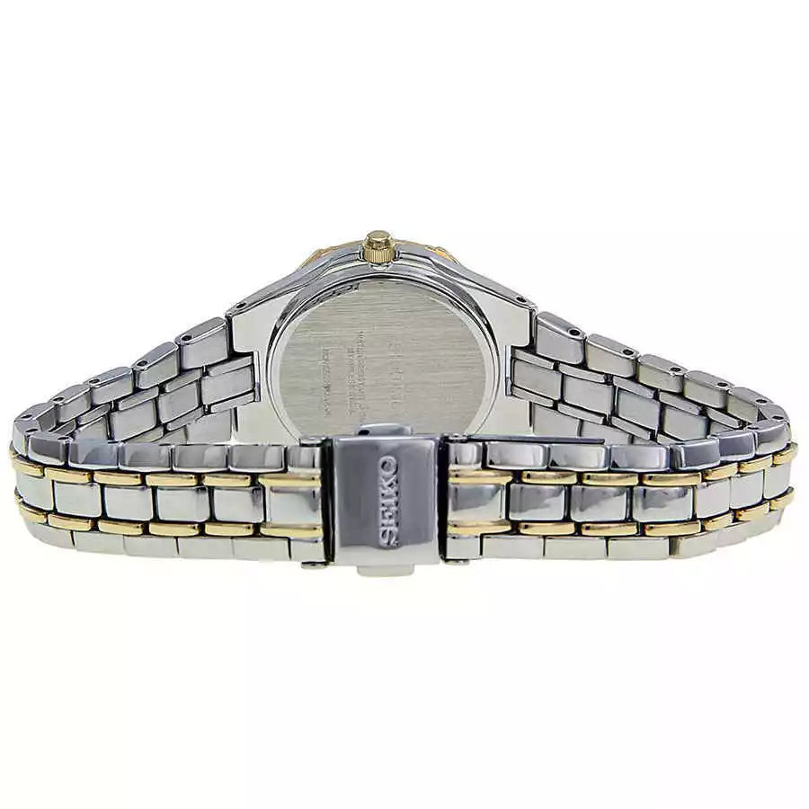 SUT068 Seiko Diamond Mop Dial Two-tone Solar Women's Watch