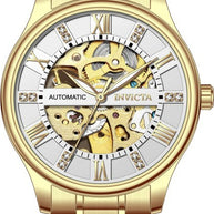 Invicta Men's 69116 Objet D Art Automatic LG0801B Silver Dial Watch