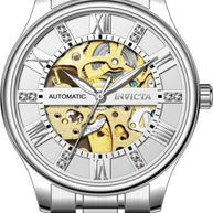 Invicta Men's 69117 Objet D Art Automatic LG0801B Silver Dial Watch