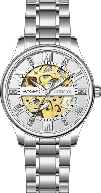 Invicta Men's 69117 Objet D Art Automatic LG0801B Silver Dial Watch