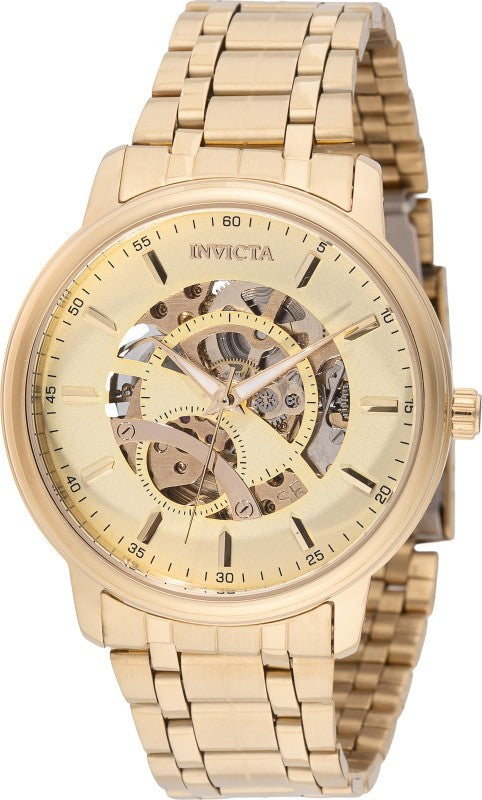 Invicta Men's 69119 Objet D Art Automatic LG0801B Gold Dial Watch