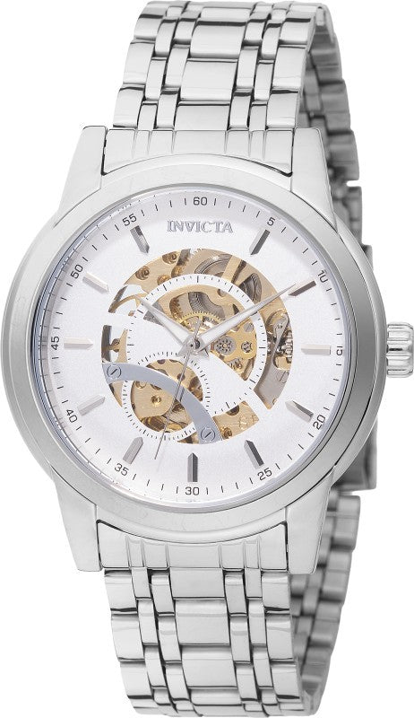 Invicta Men's 69122 Objet D Art Automatic LG0801B Silver Dial Watch