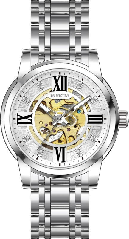 Invicta Men's 69133 Objet D Art Automatic LG0801B Silver Dial Watch