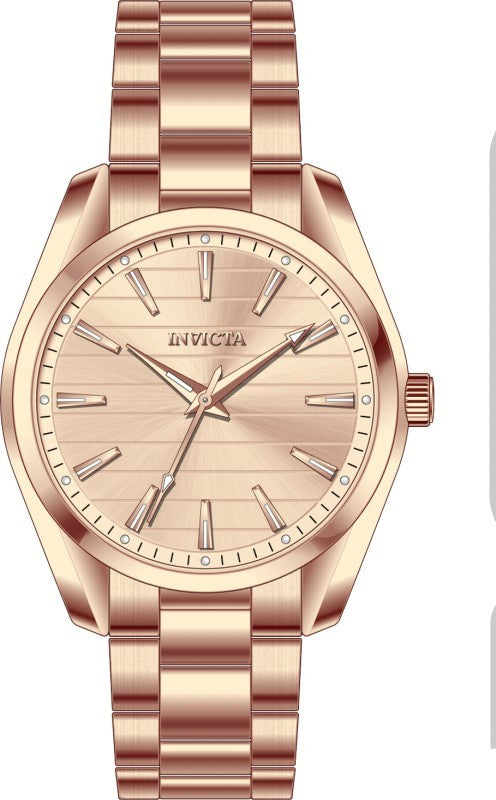 Invicta Men's 69196 Celestial Quartz PC21S Rose Gold Dial Watch
