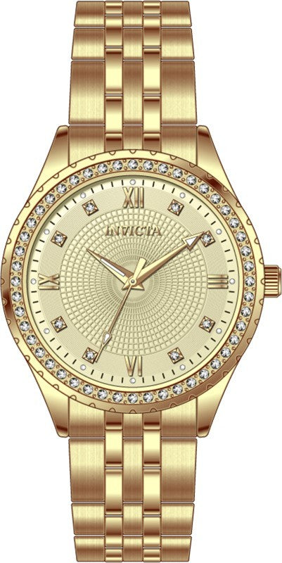 Invicta Women's 69231 Specialty Quartz PC21S Beige Dial Watch