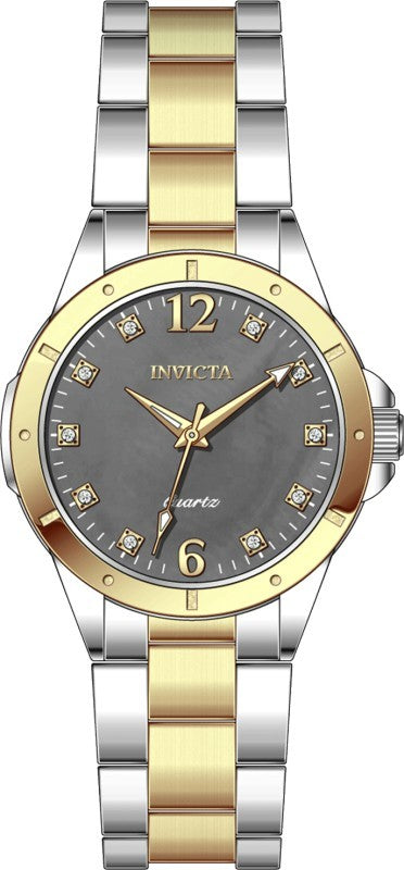 Invicta Women's 69347 Celestial Quartz PC21S Charcoal Dial Watch