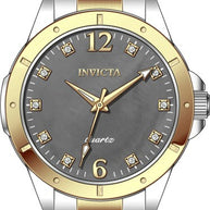 Invicta Women's 69347 Celestial Quartz PC21S Charcoal Dial Watch