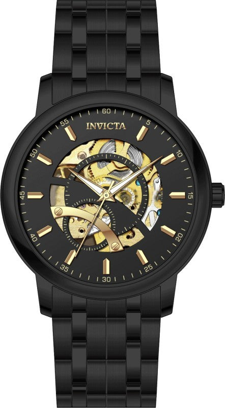 Invicta Men's 69506 Objet D Art Automatic MG11 Black Dial Watch