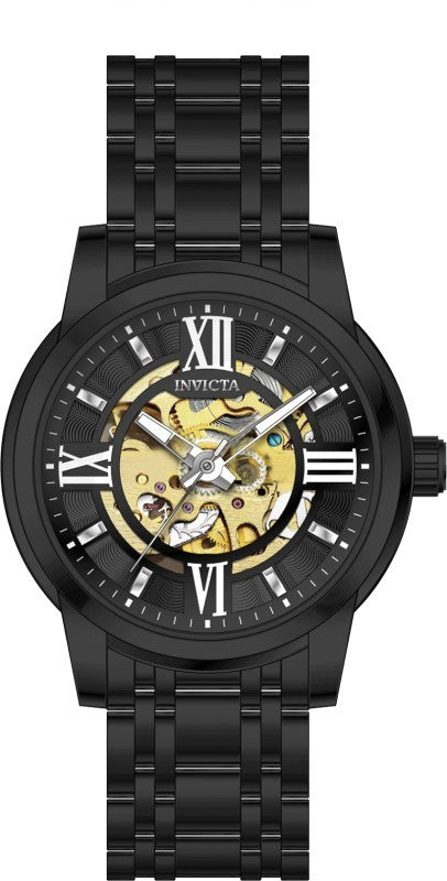 Invicta Men's 69507 Objet D Art Automatic MG11 Black Dial Watch