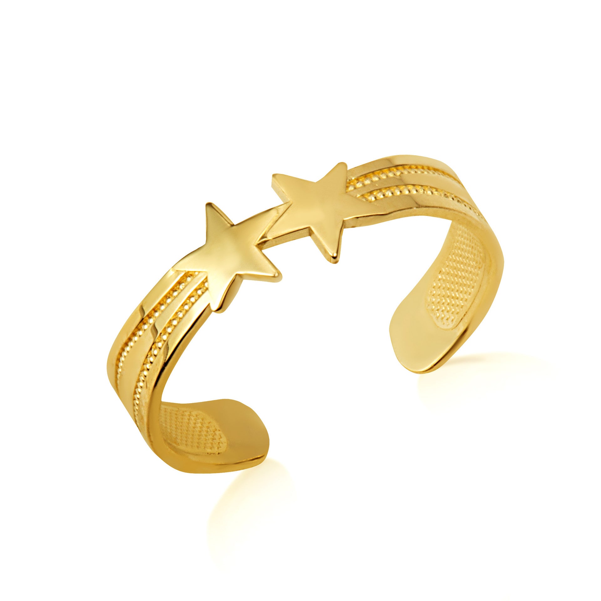 Yellow Gold Shooting Star Toe Ring