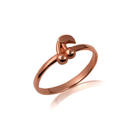 Gold Cherry Fruit Lucky Ring (Available in Yellow/Rose/White Gold)