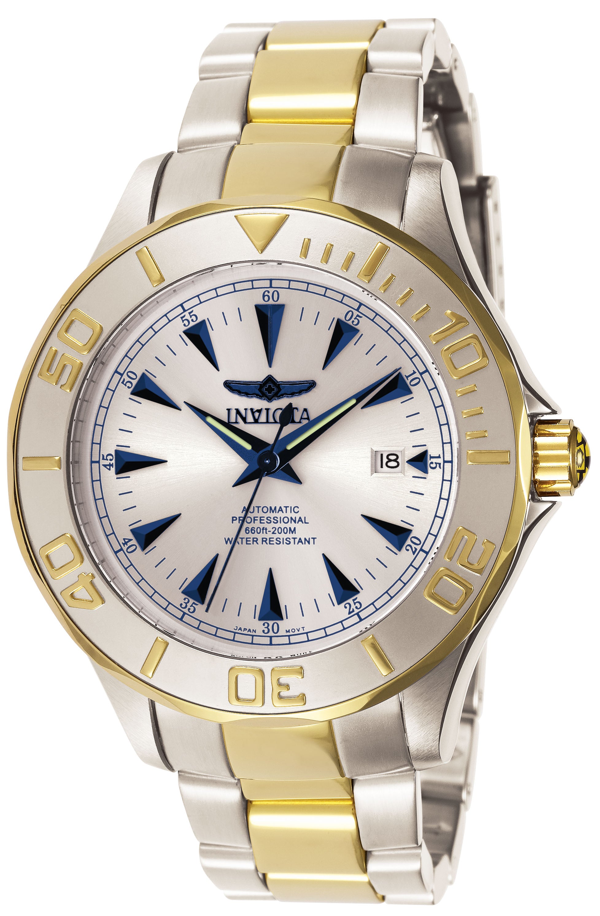 Invicta Men's 7036 Signature Automatic 3 Hand Silver Dial Watch