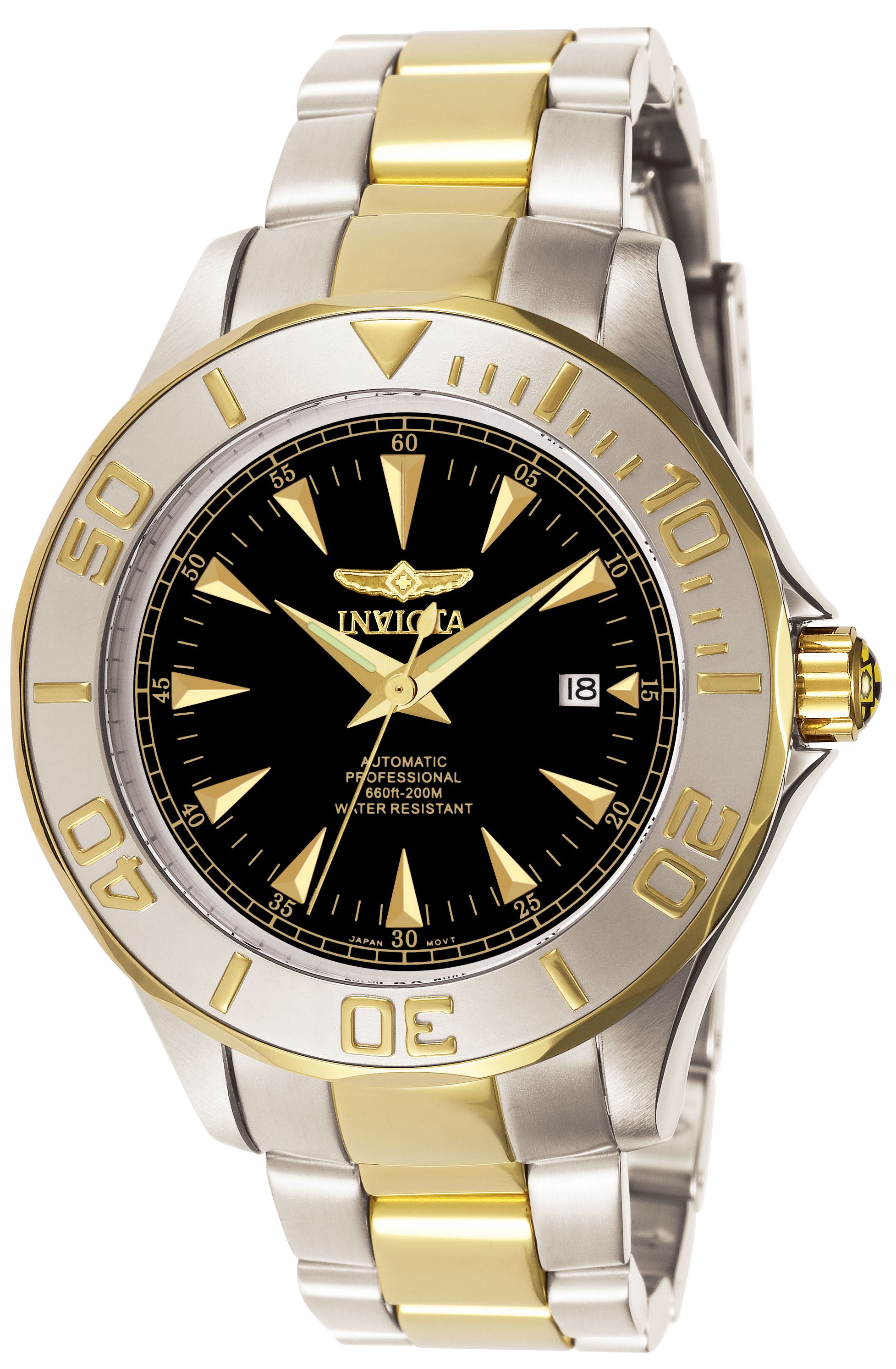 Invicta Men's 7037 Signature Automatic 3 Hand Black Dial Watch