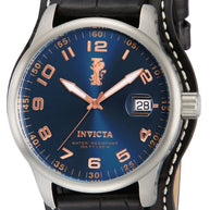 Invicta Men's 12978 I-Force  Quartz 3 Hand Blue Dial Watch