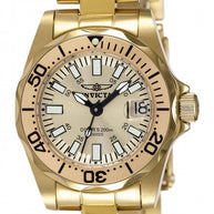 Invicta Women's 7065 Signature Quartz 3 Hand Champagne Dial Watch