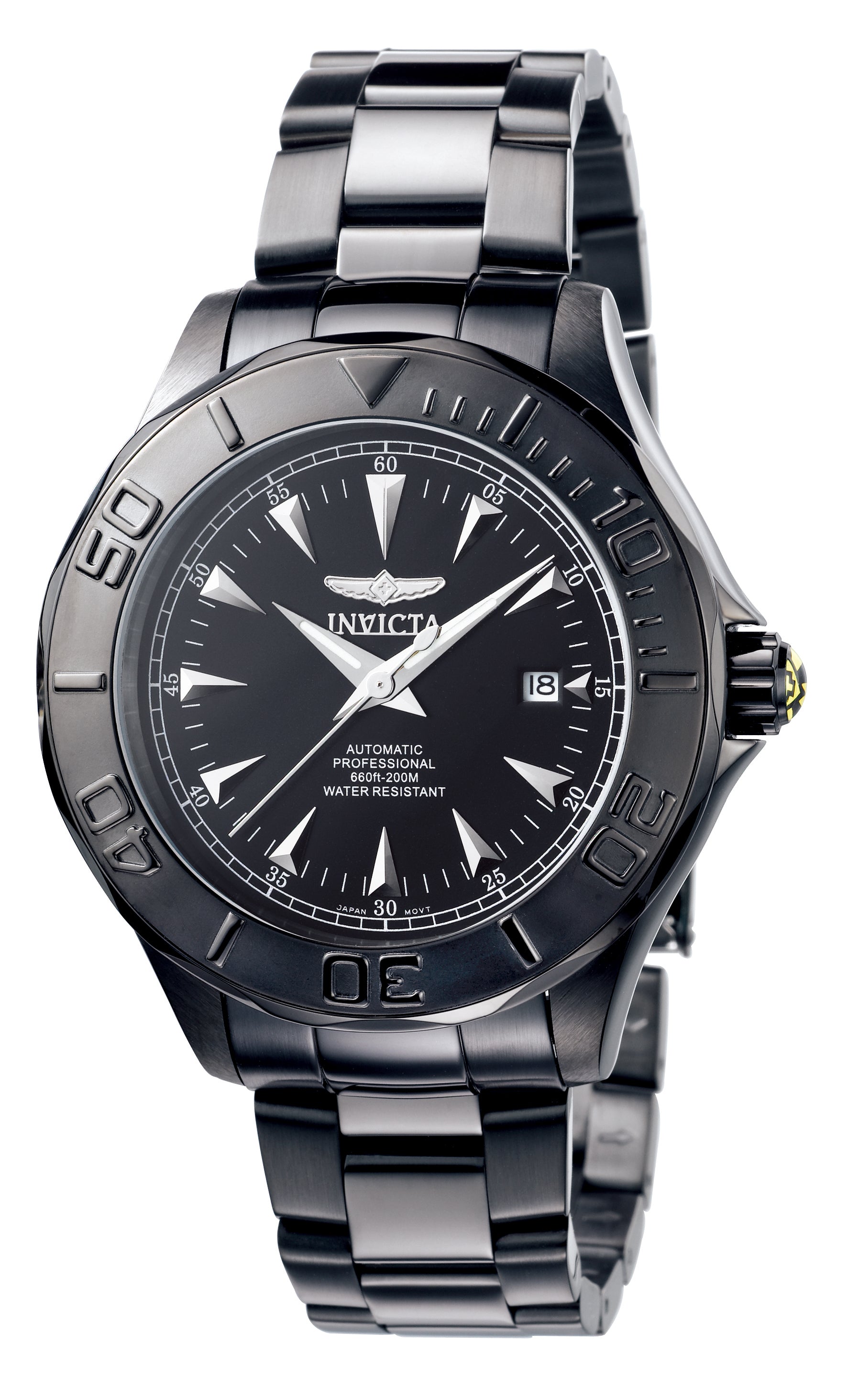 Invicta Men's 7114 Signature Automatic 3 Hand Black Dial Watch