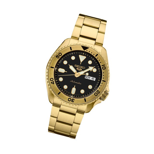 Seiko SRPK18 5 Sports Automatic Black Dial Men's Watch