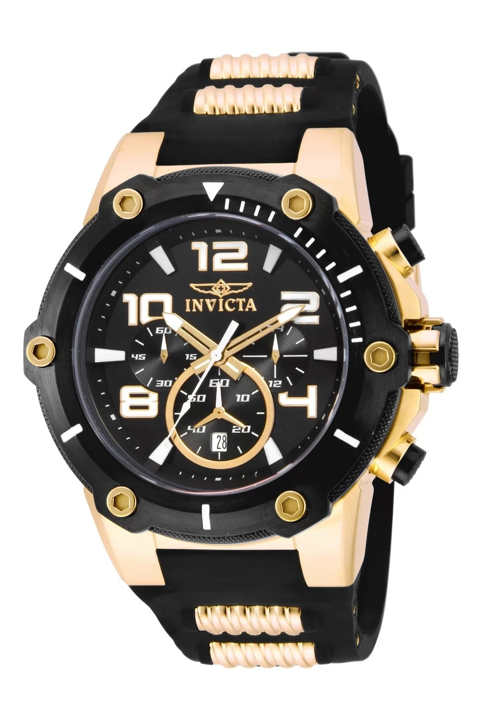 Invicta Women's 17200 Speedway Quartz Chronograph Black Dial Watch