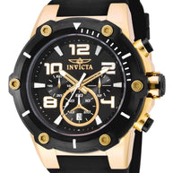 Invicta Women's 17200 Speedway Quartz Chronograph Black Dial Watch
