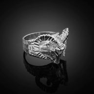 Gold Mountain Ram Aries Ring(Available in Yellow/Rose/White Gold)