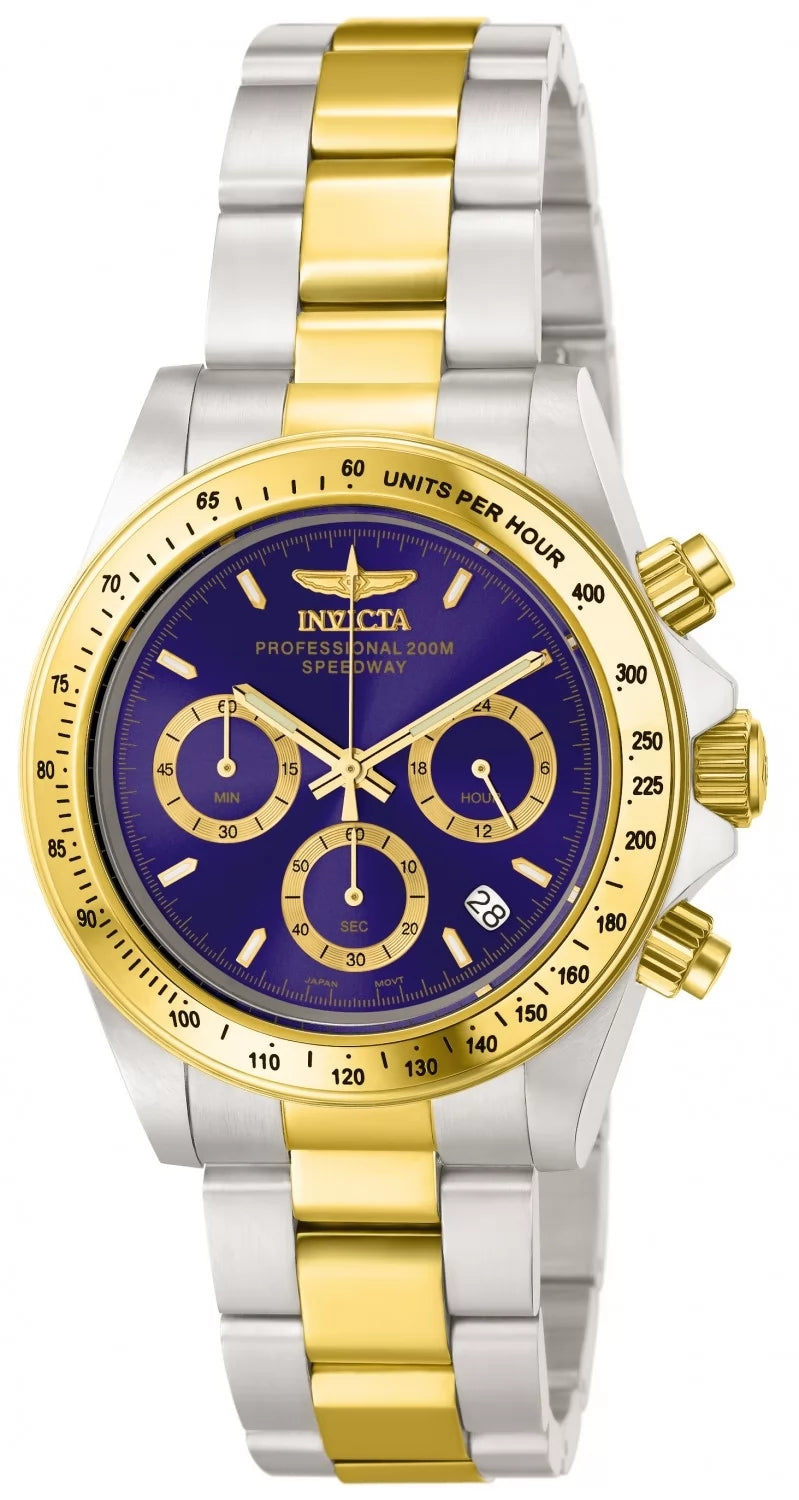 Invicta Men's 3644 Speedway Quartz Chronograph Blue Dial Watch