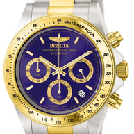 Invicta Men's 3644 Speedway Quartz Chronograph Blue Dial Watch
