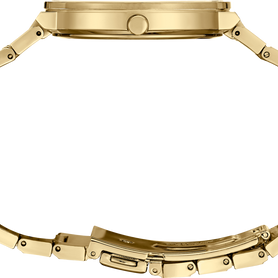 Seiko SUR488 Essentials Black Sunray Dial Gold Women's Watch
