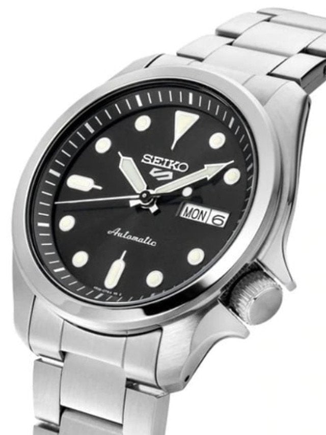 SRPE55 Seiko 5 Sports Black Sunray Dial Men's Watch