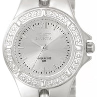 Invicta Women's 0135 Wildflower Quartz 3 Hand Silver Dial Watch