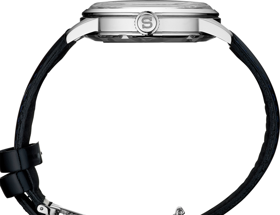 SRPB43 Seiko Men's Presage Automatic Black Leather Strap Watch