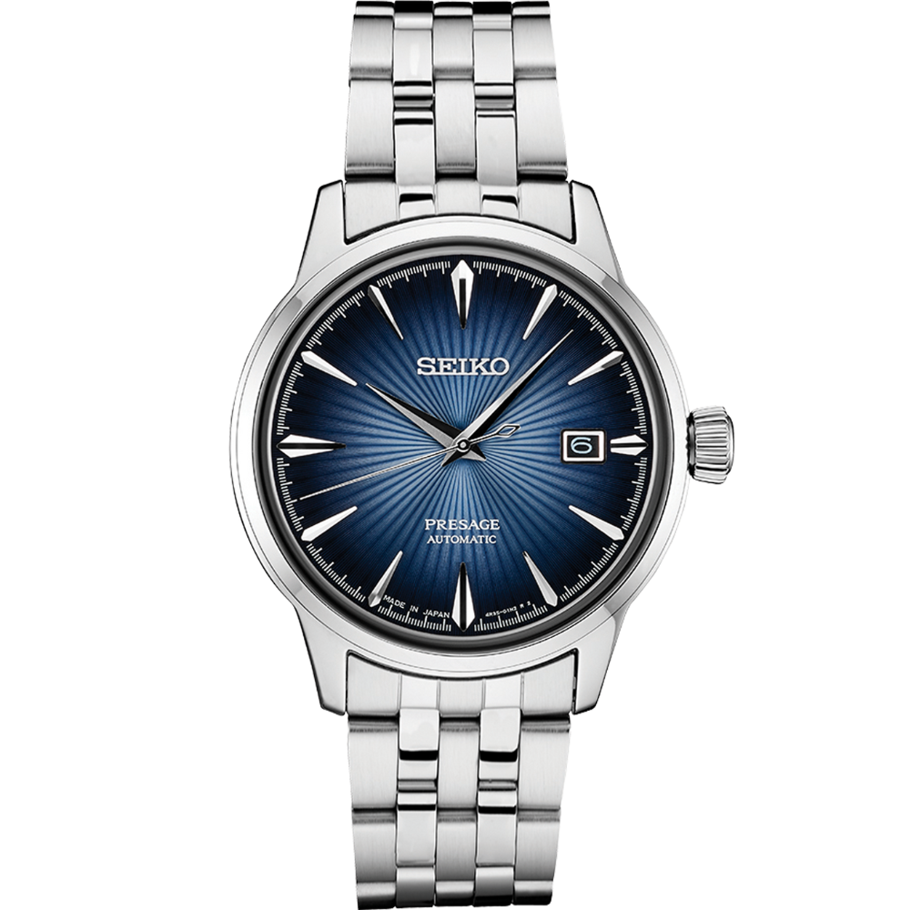 SRPB41 Seiko Presage Automatic Blue Dial Stainless Steel Men’s Watch