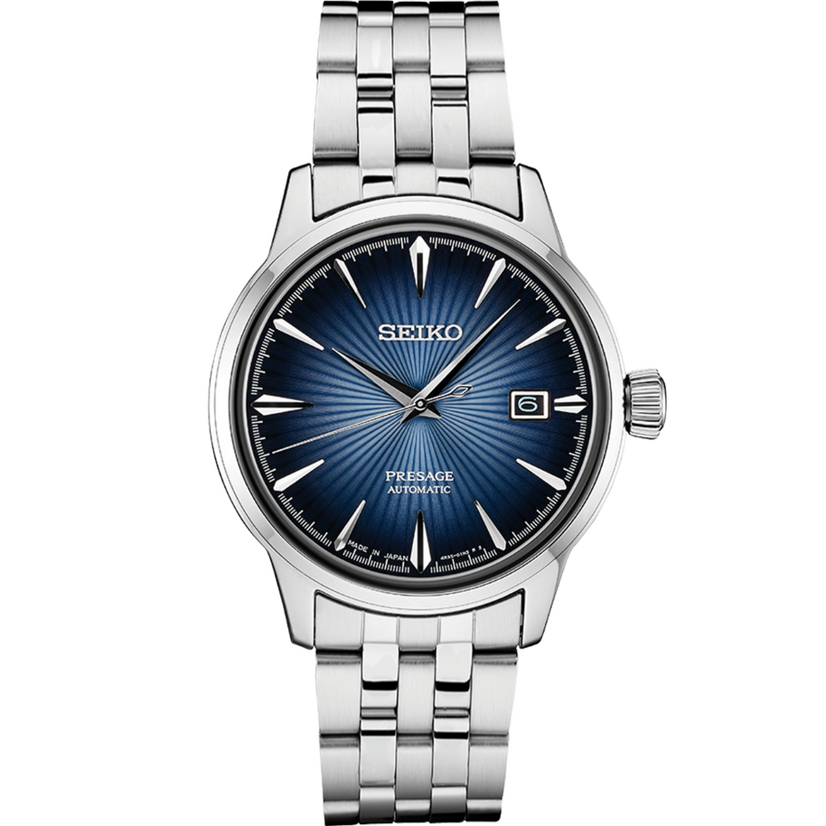 SRPB41 Seiko Presage Automatic Blue Dial Stainless Steel Men’s Watch