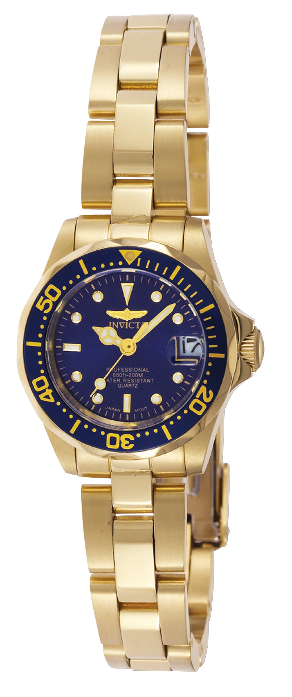 Invicta Women's 8944 Pro Diver Quartz 3 Hand Blue Dial Watch