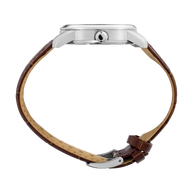 SNE529 Seiko Essentials Solar Leather Strap Green Dial Men's Watch