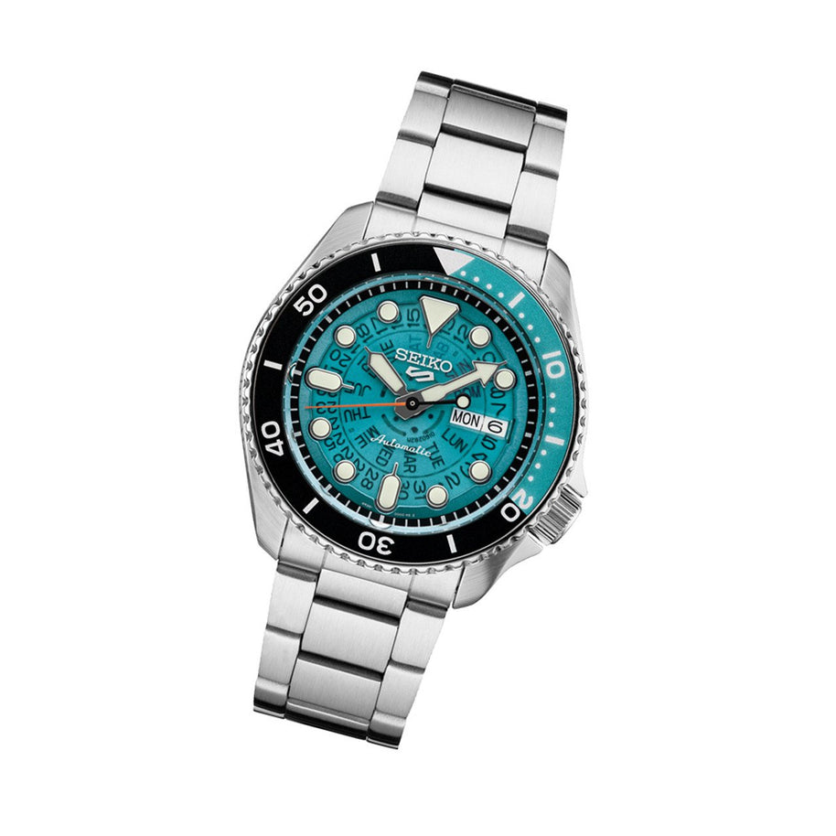 SRPJ45 Seiko 5 Sports Turquoise Dial Automatic Stainless steel Men's Watch