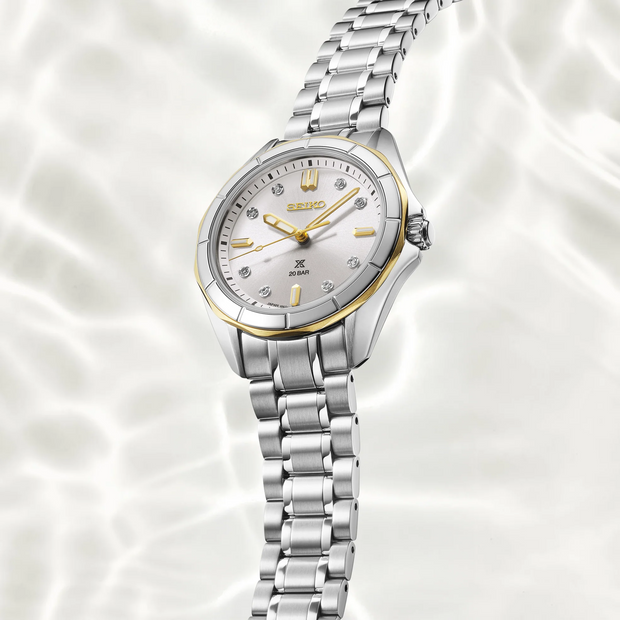 Seiko SUR618 Prospex Sea Series Silver Dial Stainless Steel Women's Watch