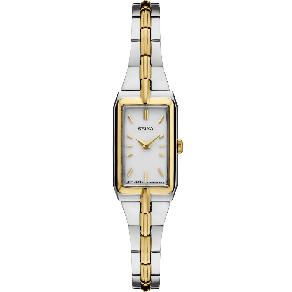 SWR044 Quartz Silver Dial Two-tone Ladies Watch