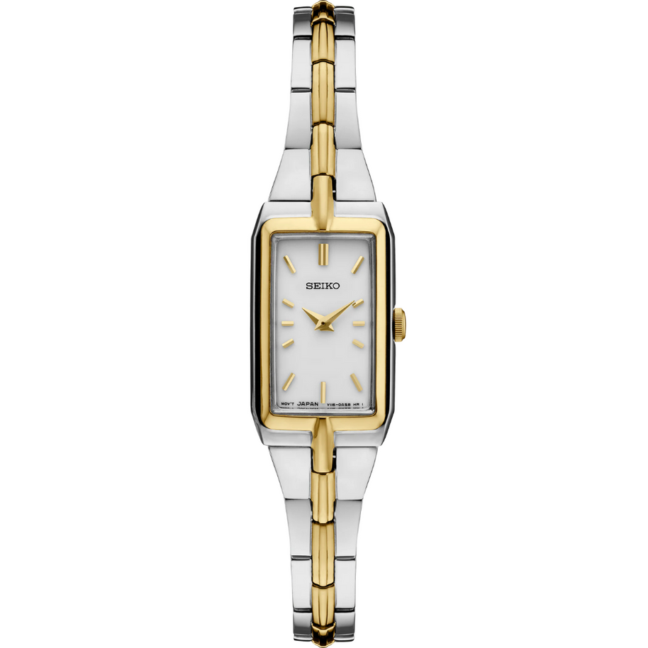 SWR044 Quartz Silver Dial Two-tone Ladies Watch