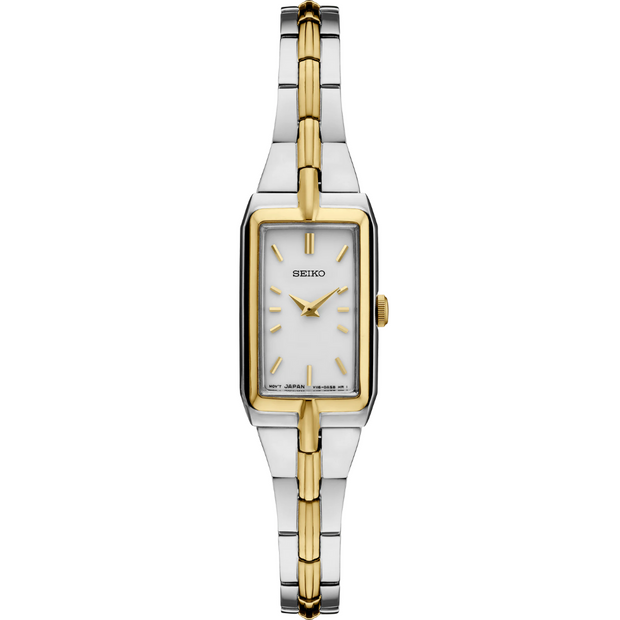 SWR044 Quartz Silver Dial Two-tone Ladies Watch
