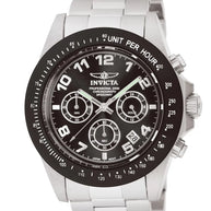 Invicta Men's 10701 Speedway Quartz Chronograph Black Dial Watch