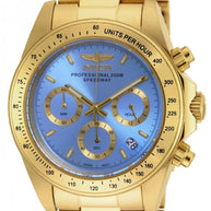 Invicta Women's 18256 Speedway Quartz Chronograph Light Blue Dial Watch