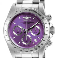 Invicta Women's 16656 Speedway Quartz Chronograph Purple Dial Watch