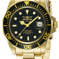 Invicta Men's 9311 Pro Diver Quartz 3 Hand Black Dial Watch