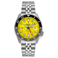 Seiko 5 SSK017 Sports Automatic GMT Yellow Dial Men's Watch