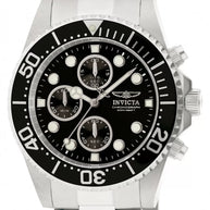 Invicta Men's 1768 Pro Diver Quartz Chronograph Black Dial Watch