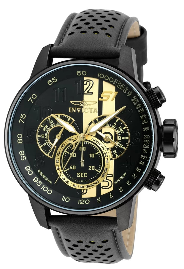 Invicta Men's 19289 S1 Rally Quartz Multifunction Black Dial Watch