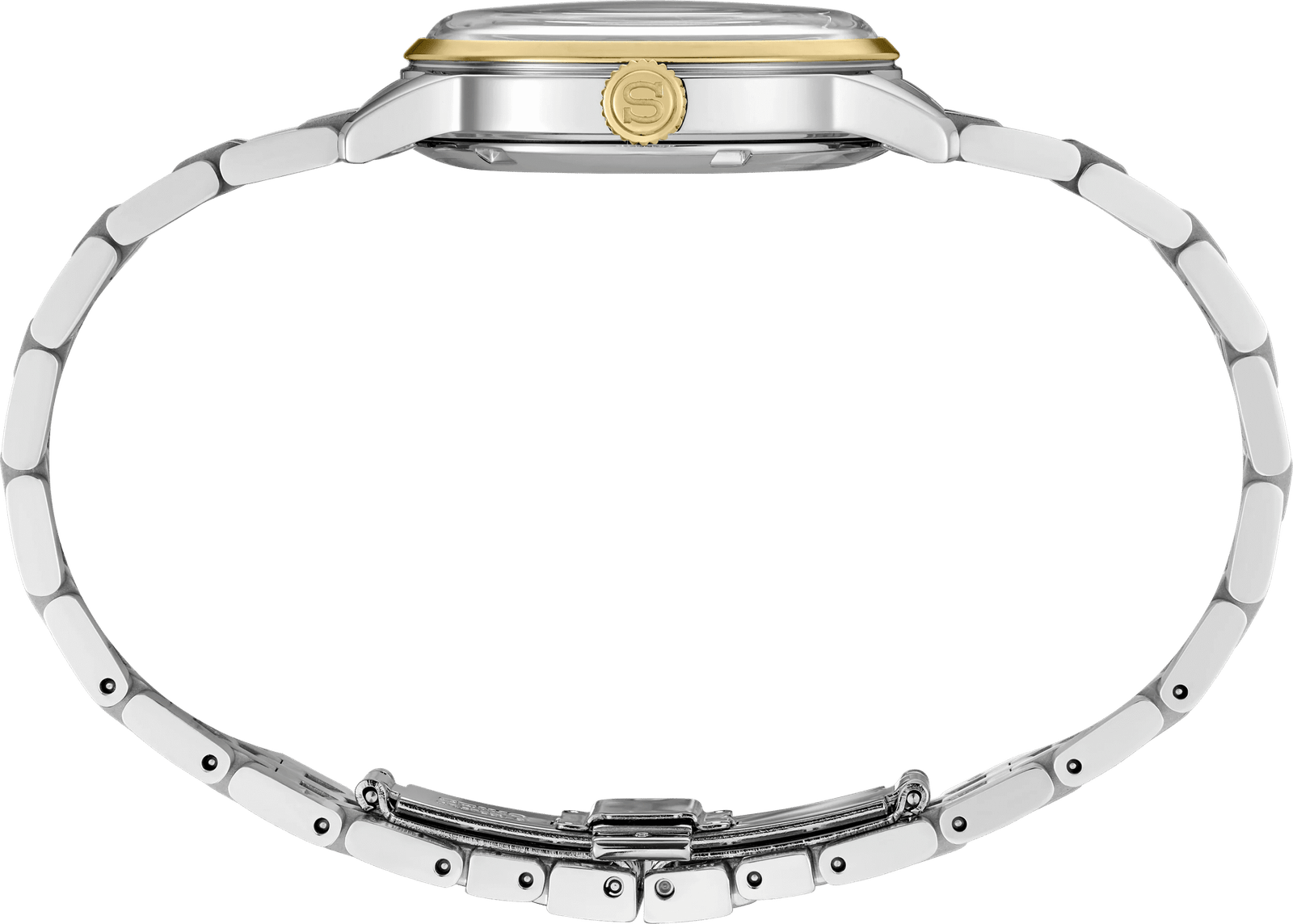 Seiko SRPL64 Presage Gold Dial Stainless Steel Women's Watch